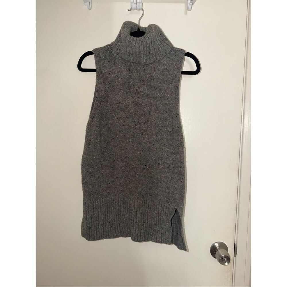 Club Monaco size S gray turtle neck dress